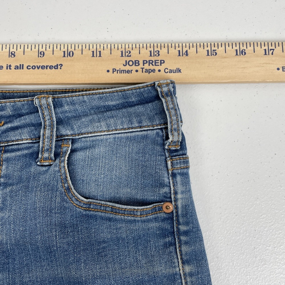 Pilco Letterpress Jeans Women's Size 26 Light Wash High Rise Flare Button Fly - Picture 8 of 12